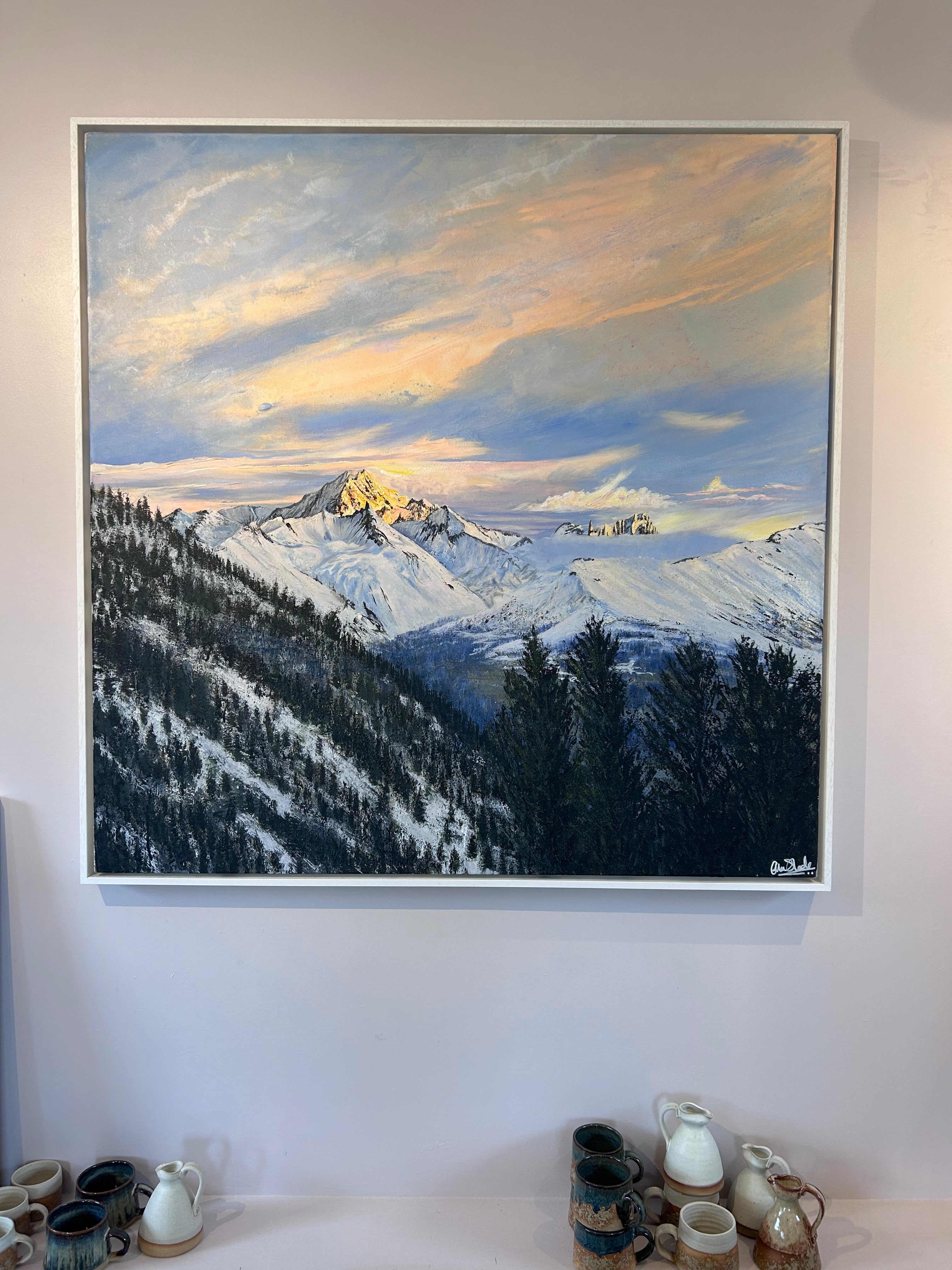 'Dawn Over Mont Blanc'