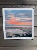 'Sea Mist into Hayle' Hayle Beach. Limited Edition print